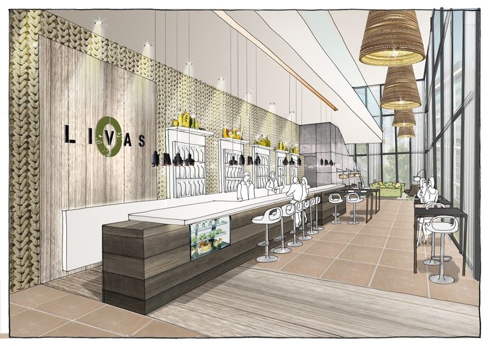 Element Amsterdam Hotel Ресторант снимка