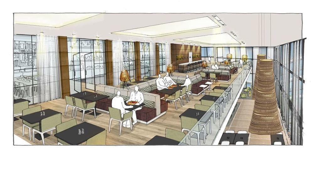 Element Amsterdam Hotel Ресторант снимка
