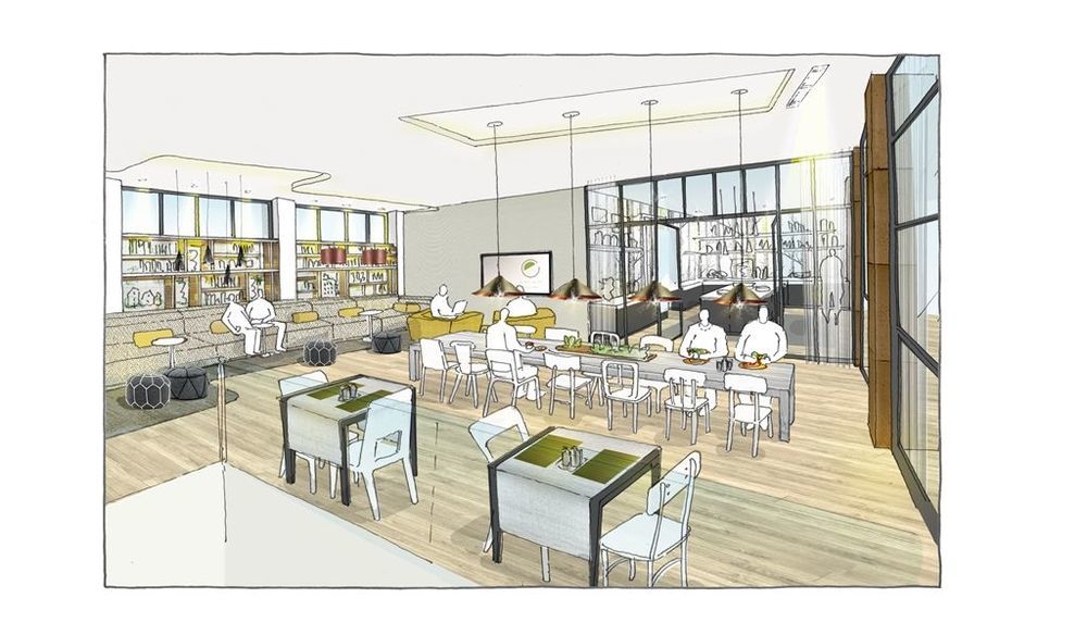 Element Amsterdam Hotel Ресторант снимка